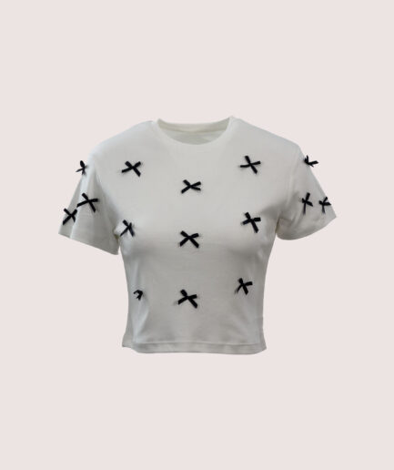 3200 KURDELALI CROP TSHIRT