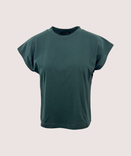 4065 DİK YAKA LASTİKLİ PENYE TSHIRT