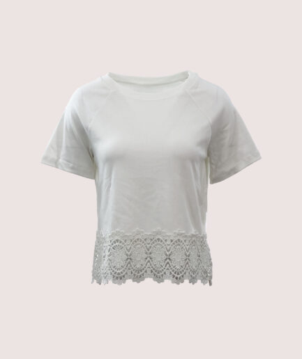 10319 BİS.YAKA GÜPÜRLÜ TSHIRT