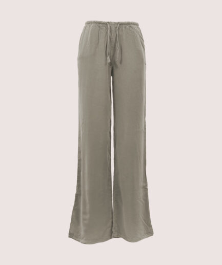 YP5424 KETEN BELİ LASTİKLİ PALAZZO PANTOLON