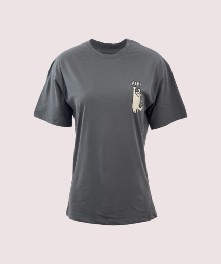 YL84 KEDİ BASKILI OVERSIZE TSHIRT