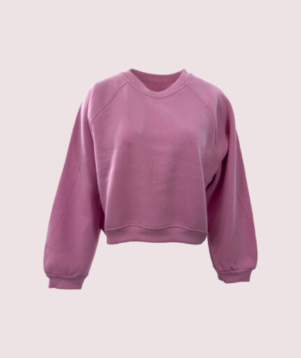 MB-3359 ÜÇ İP. BİS. YAKA CROP SWEAT