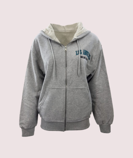 KM59 ÜÇ İP. KAPÜŞONLU FERMUARLI SWEAT