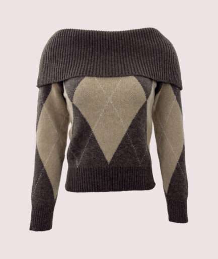 9077 BAKLAVA DESEN KAZAK