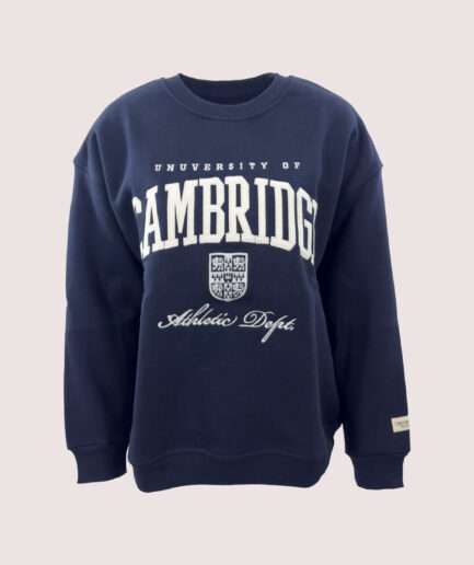 MB-7438 ÜÇ İP. BİS. YAKA CAMBRIDE BASKILI SWEAT