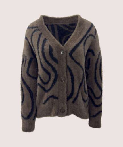 2520 ZEBRA DESEN PELUŞ HIRKA