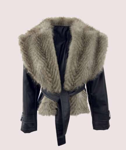 3166 KÜRKLÜ DERİ CEKET