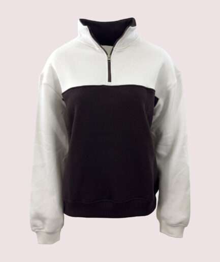 KN12 ÜÇ İP. YARIM FERMUARLI PARÇALI SWEAT