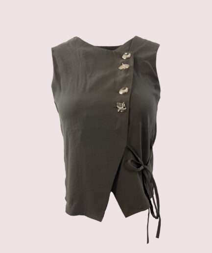 8020 TENSEL GOLD DÜĞMELİ YELEK