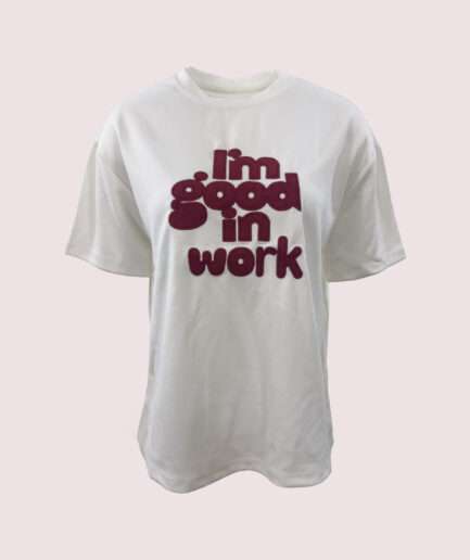 MB-8106 BİS. YAKA I'M GOOD IN NAKIŞLI TSHIRT