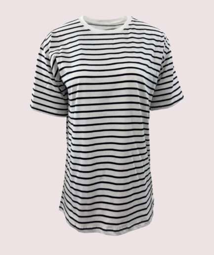 YS298 ÇİZGİLİ OVERSIZE TSHIRT