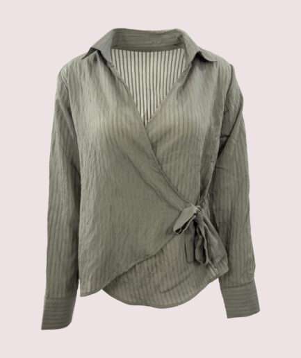 7001 YAN BAĞLAMALI U.KOL GÖMLEK