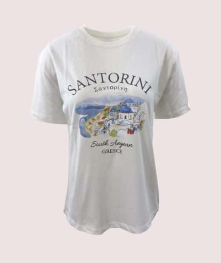 8312 SANTORINI BASKILI OVERSIZE TSHIRT