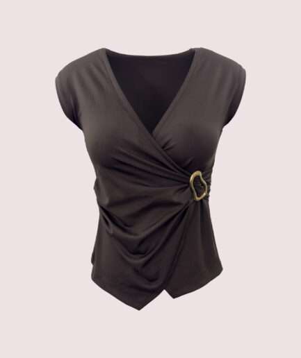 4500 KRUVAZE YAKA TOKALI BLUZ