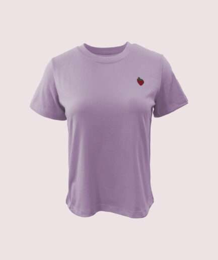 8174 MEYVE NAKIŞLI KISA TSHIRT